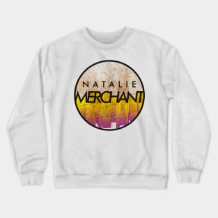 Natalie Merchant - VINTAGE YELLOW CIRCLE Crewneck Sweatshirt